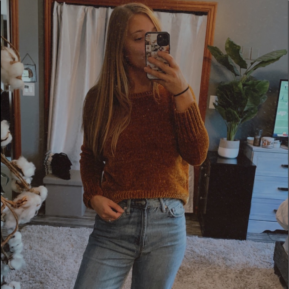Rust colored sweater